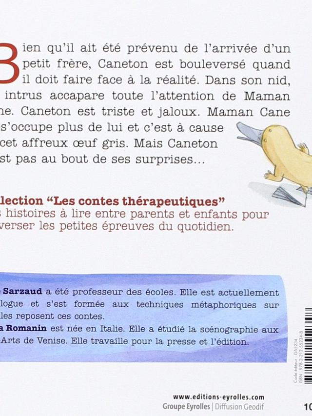 Caneton veut garder sa maman pour lui (Verso)